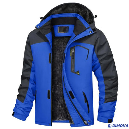 Parka d’hiver doublée en polaire chaude