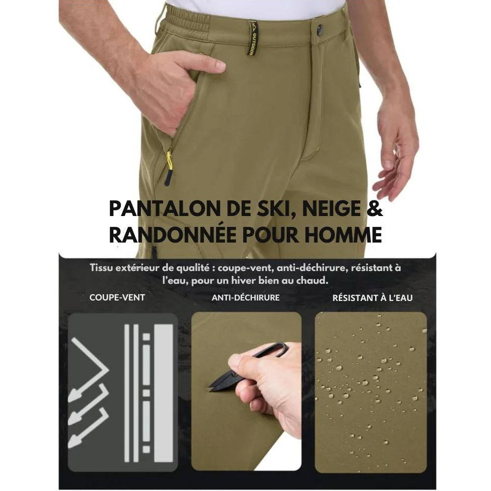 Pantalon d'hiver 100% imperméable & indestructible