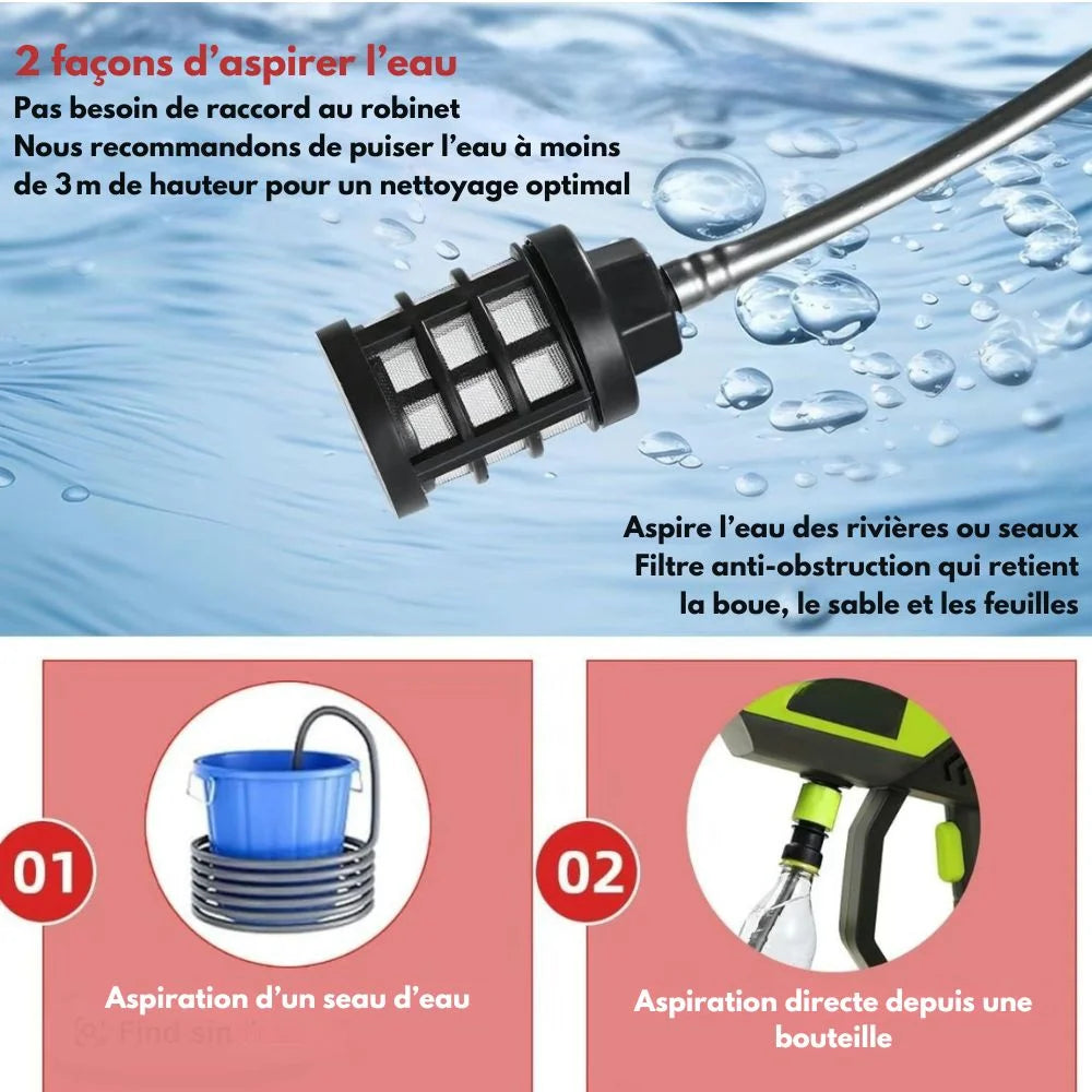 G80 - Nettoyeur Haute Pression Sans Fil