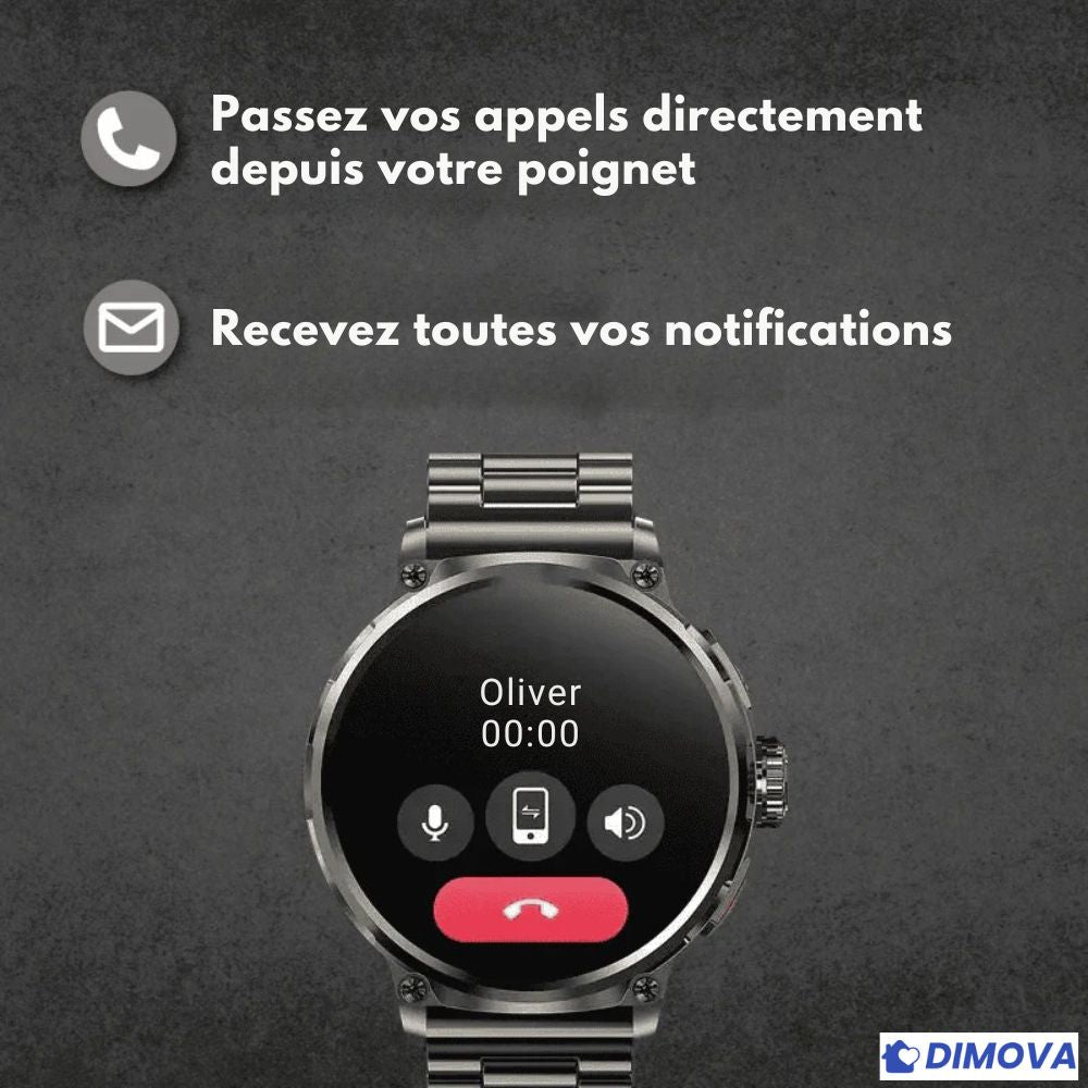 ZEUS90 – Montre connectée (Apple/Android)