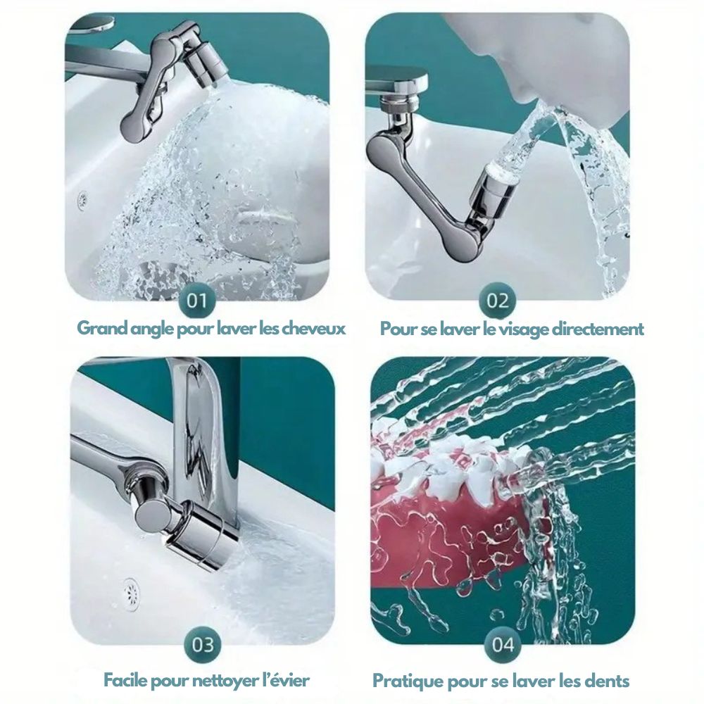 R80 - Embout de Robinet Pivotant 1440°