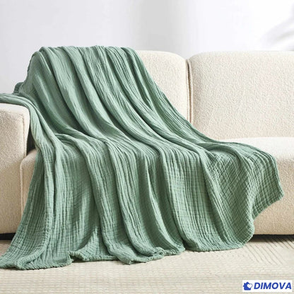 Couverture en coton mousseline 100 % naturel