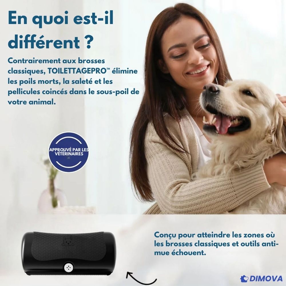 TOILETTAGEPRO™ – La solution n°1 contre la perte de poils des animaux