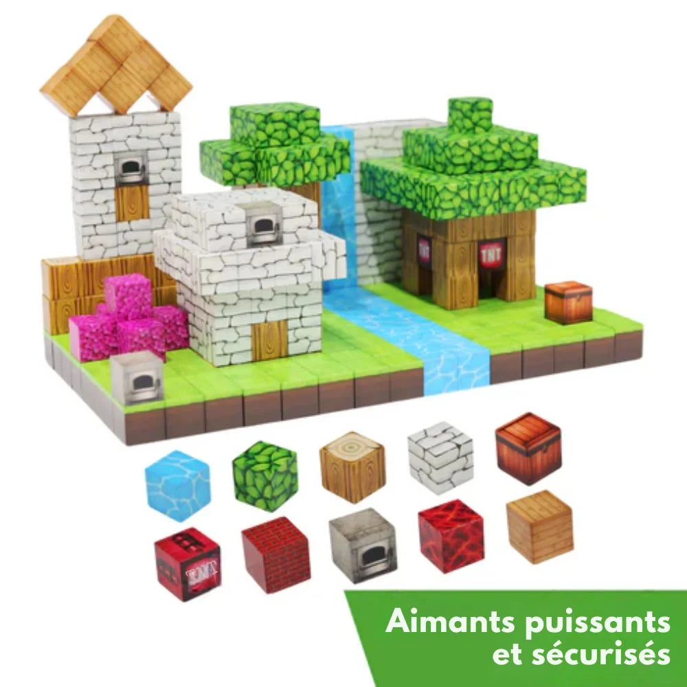 Blocs Aimantés Minecraft pour créer ton propre monde
