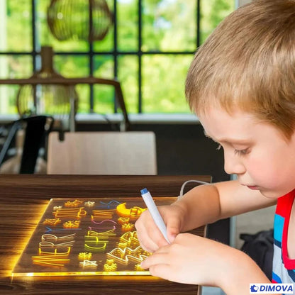 Tablette lumineuse à LED pour enfants