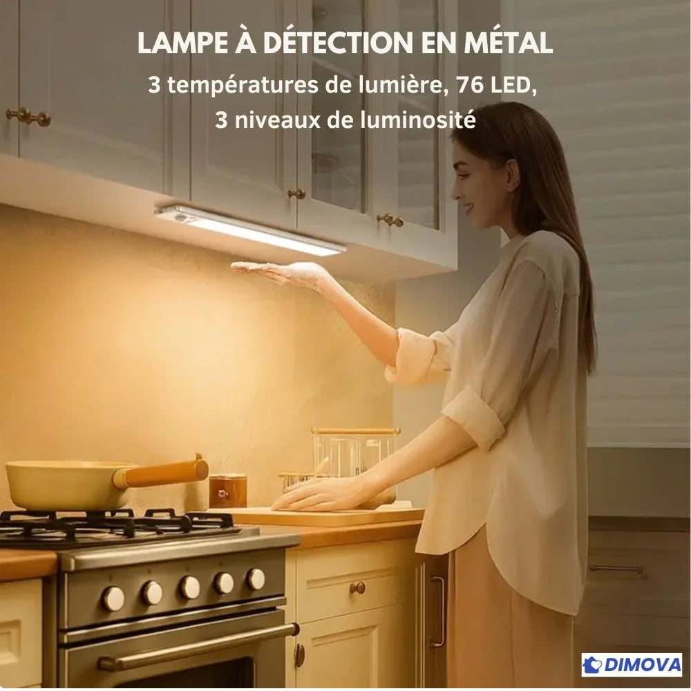 Lampe LED Détecteur de Mouvement – Fixation Magnétique