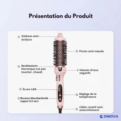 Brosse Thermique - Brushing volumineux en 10 minutes