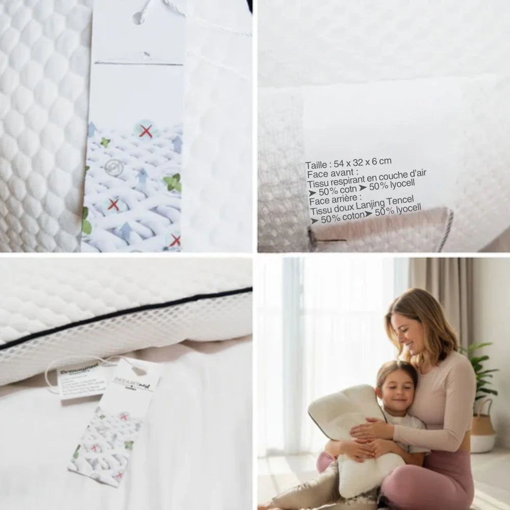 Oreiller Cervical Enfant – Pour un Dos Sain et une Croissance en Toute Sécurité