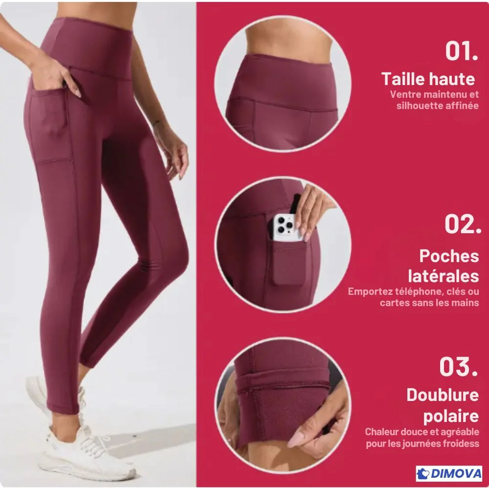 Legging galbant doublé polaire – Silhouette sexy garantie