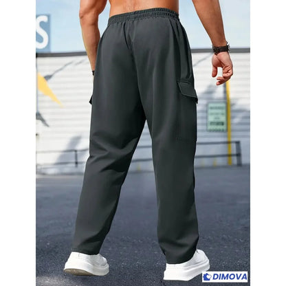 Pantalon homme décontracté avec cordon de serrage