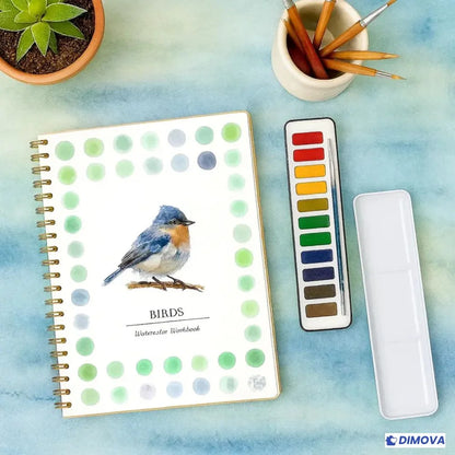 Kit d'aquarelle complet avec livre de coloriage