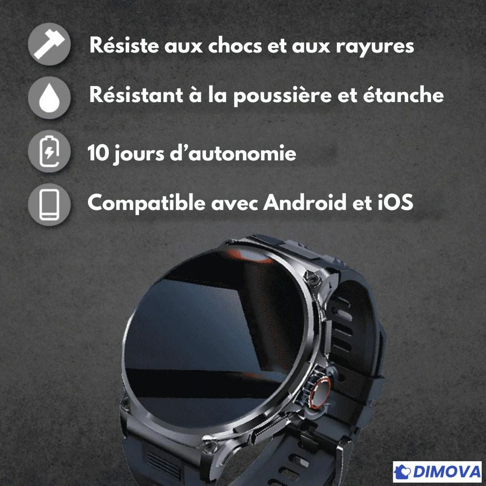 ZEUS90 – Montre connectée (Apple/Android)