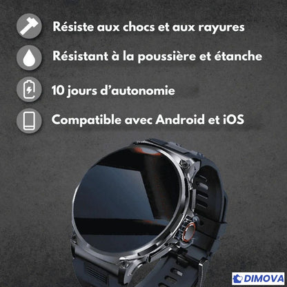 ZEUS90 – Montre connectée (Apple/Android)