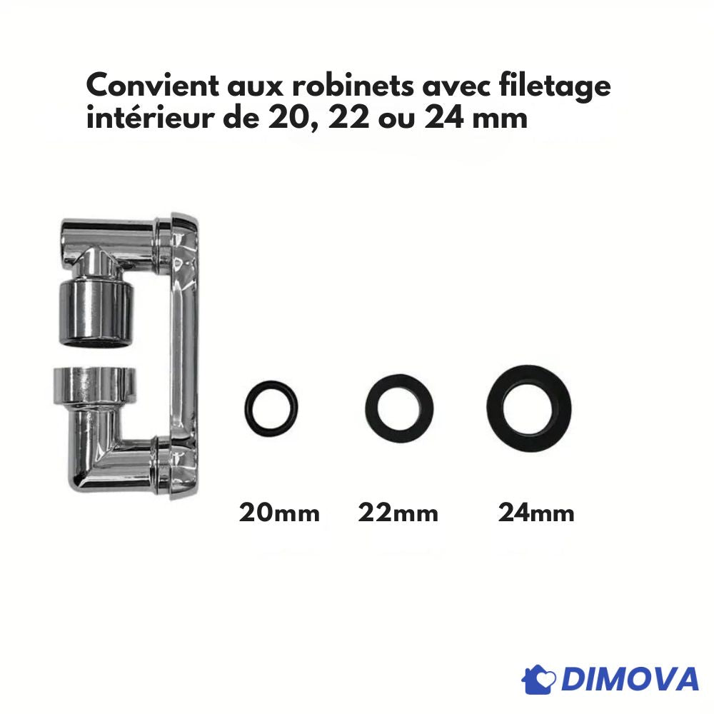 R80 - Embout de Robinet Pivotant 1440°