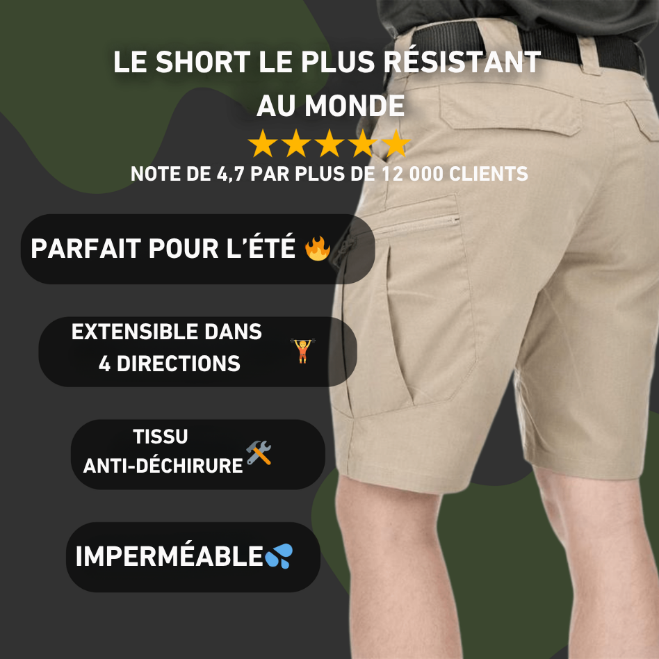 Short de travail Ultraflex imperméable et ultra-résistant