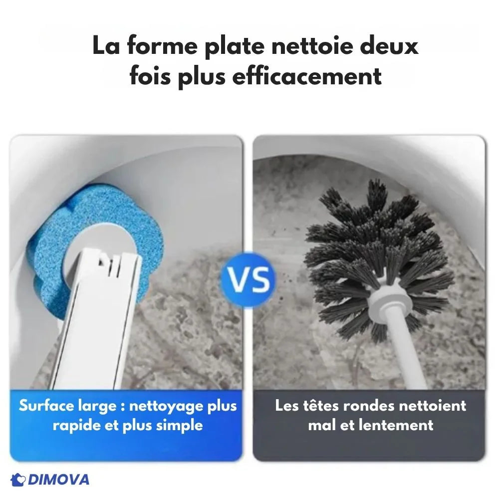 Brosse WC + 24 Recharges de Nettoyage