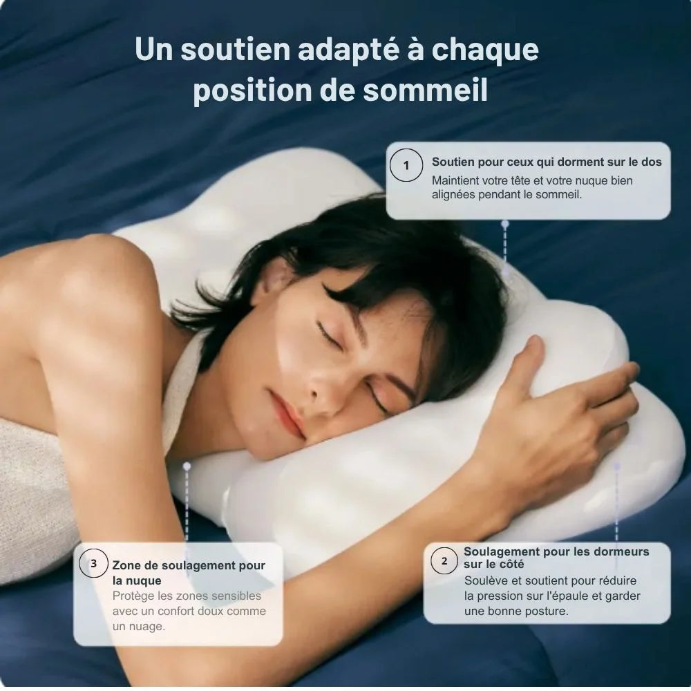 CerviForme - Coussin cervical à mémoire de forme