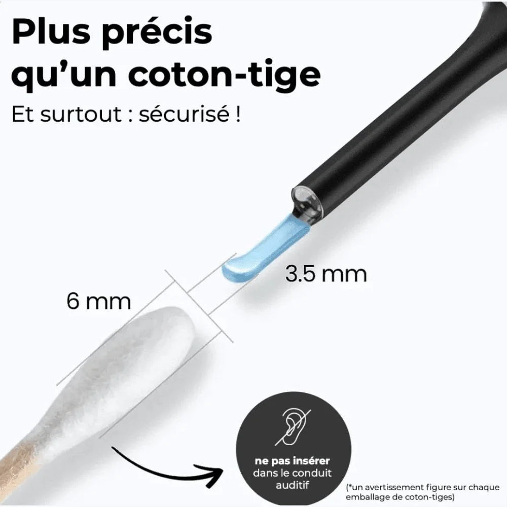 Otoscope - Nettoyeur d'oreille avec caméra intéfrée