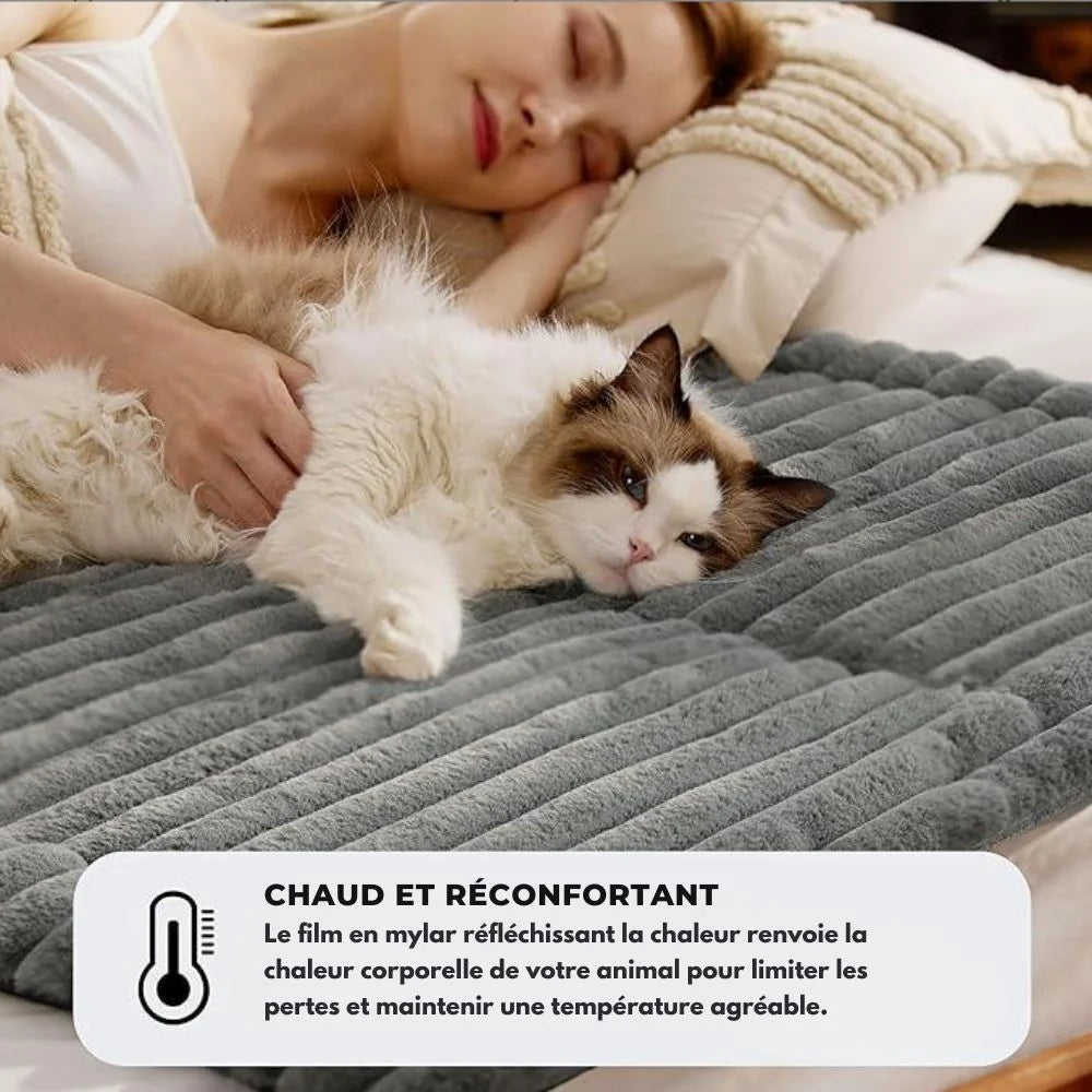Tapis auto-chauffant pour animaux