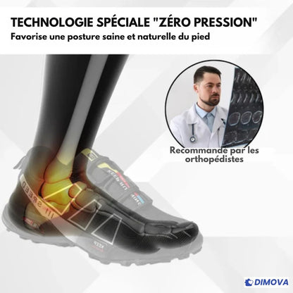 OrthoBalance – Chaussures de randonnée ergonomiques anti-douleur
