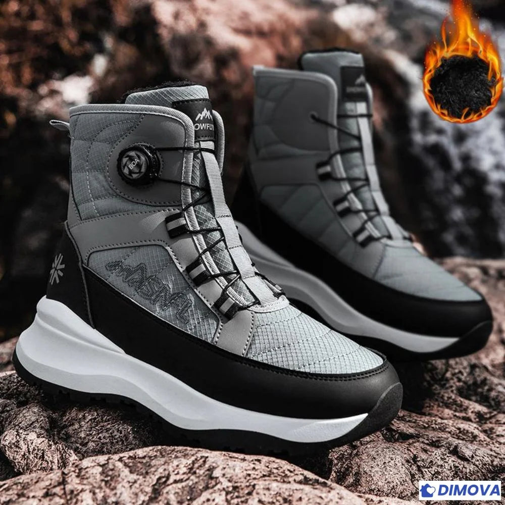 Bottes d’hiver fourrées – imperméables et antidérapantes