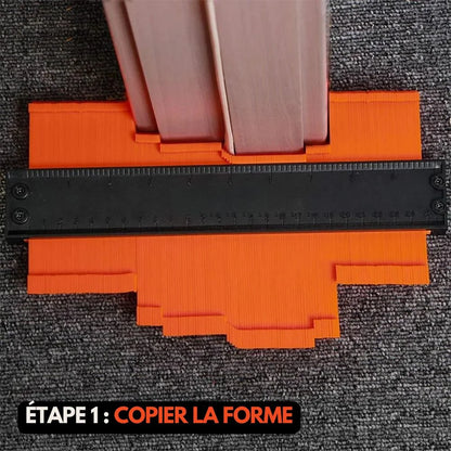 Outil de Traçage – Jauge de Contour avec Verrouillage Intégré