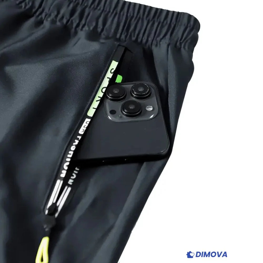 Pantalon homme décontracté avec cordon de serrage