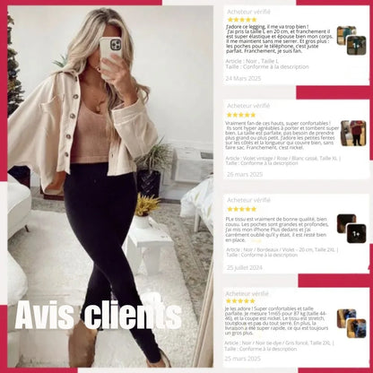 Legging galbant doublé polaire – Silhouette sexy garantie