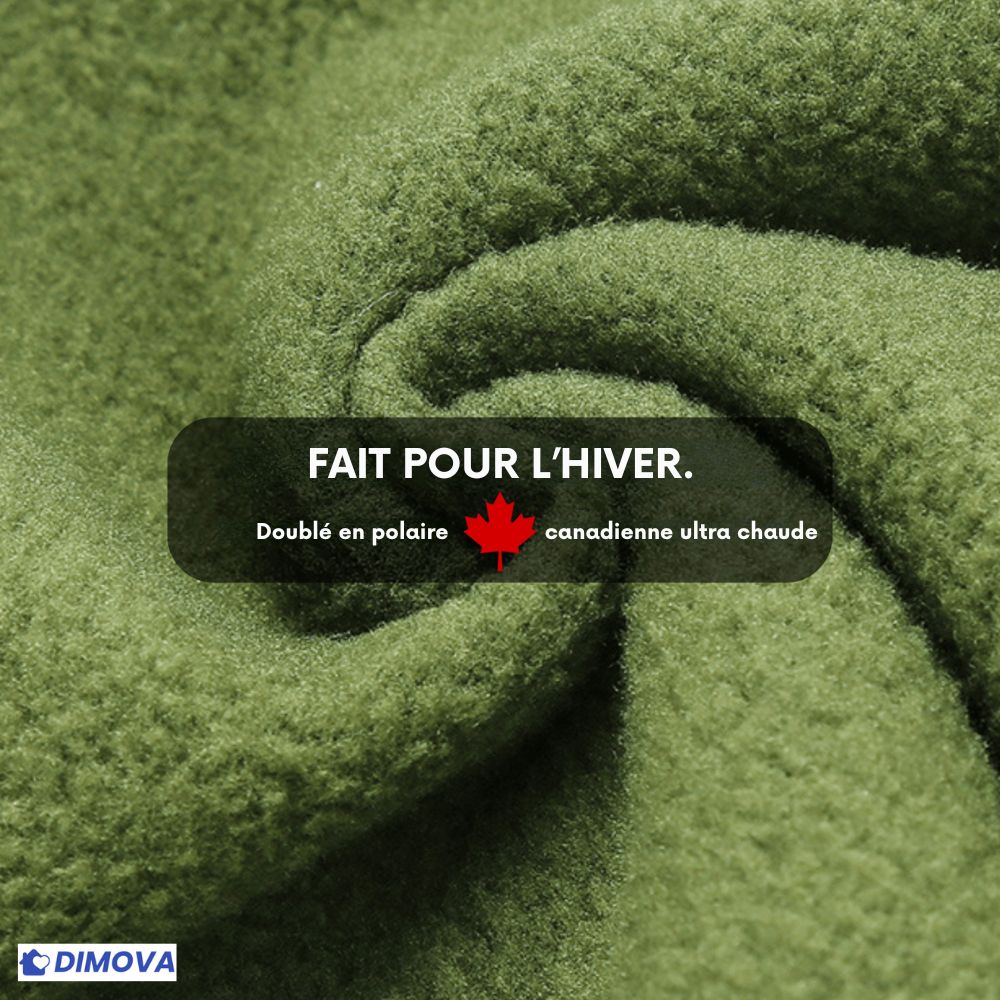 Pantalon utilitaire imperméable doublé en polaire