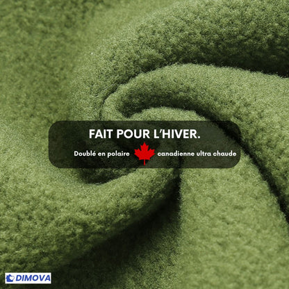 Pantalon utilitaire imperméable doublé en polaire