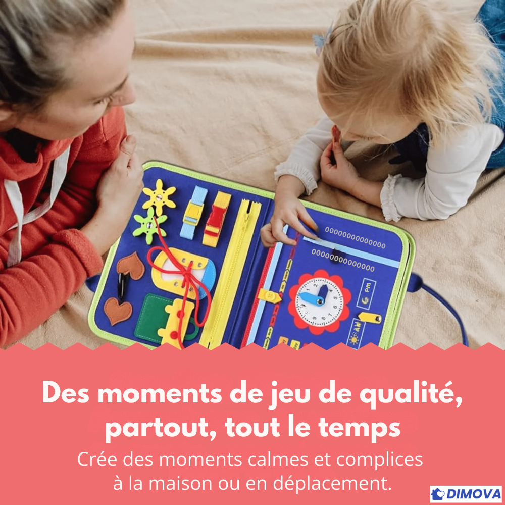 Dimova™ Tableau d’activités Montessori pour tout-petits