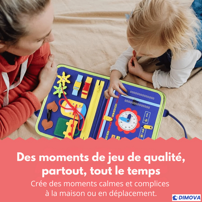 Dimova™ Tableau d’activités Montessori pour tout-petits
