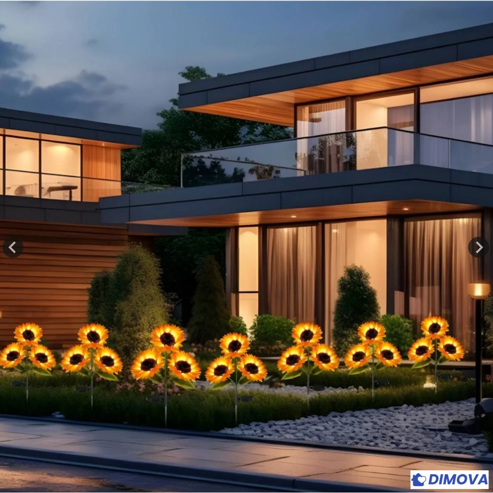 Dimova® Lampes solaires LED tournesol