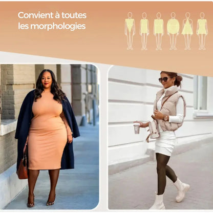 Collant doublé polaire chaud