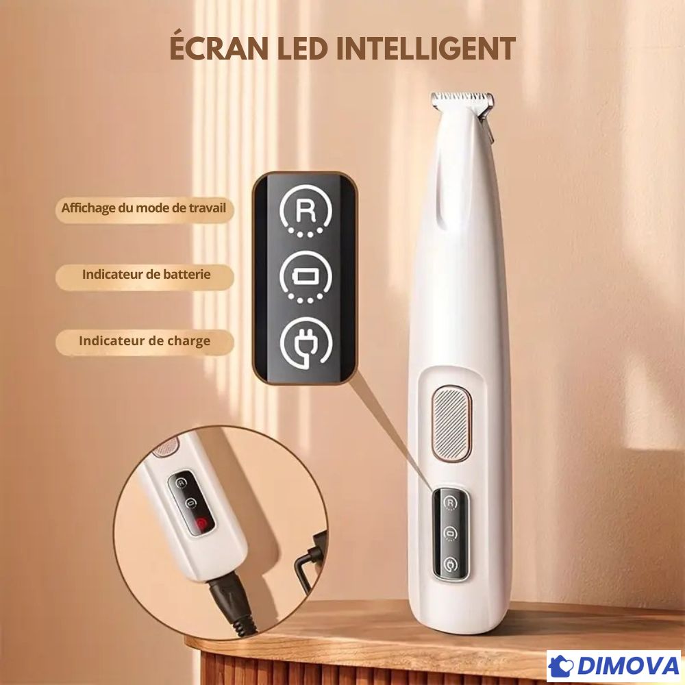 T90 – Tondeuse Silencieuse Rechargeable pour Chiens & Chats