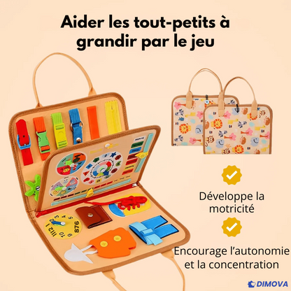 Dimova™ Tableau d’activités Montessori pour tout-petits