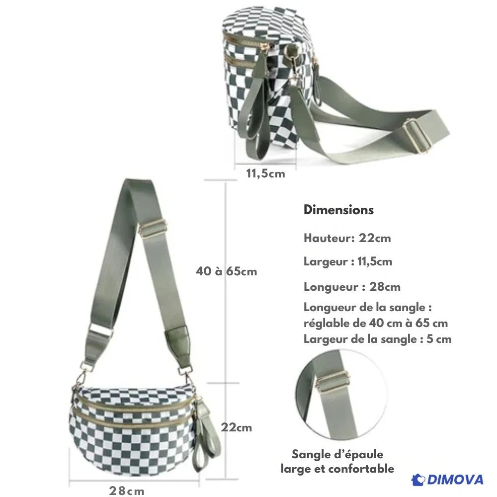 Lucie – La sacoche bandoulière la plus spacieuse