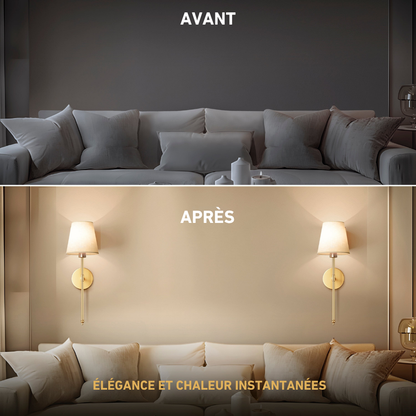 Lampes murales italiennes sans fil (Lots de 2)