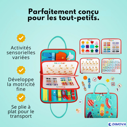 Dimova™ Tableau d’activités Montessori pour tout-petits