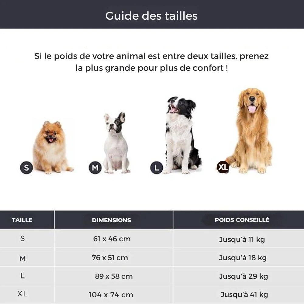 Tapis auto-chauffant pour animaux