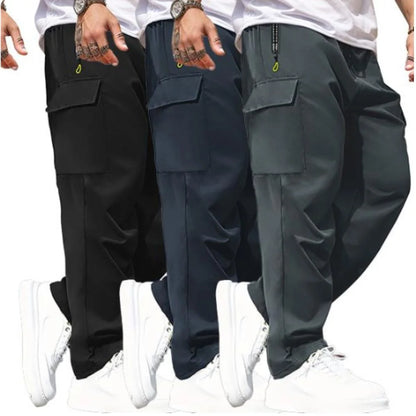 Pantalon homme décontracté avec cordon de serrage