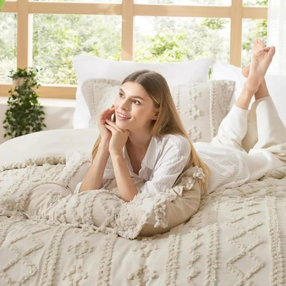 Ensemble de couette brodée Dimova