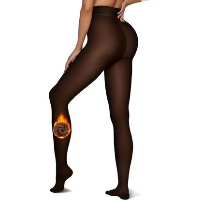 Collant doublé polaire chaud