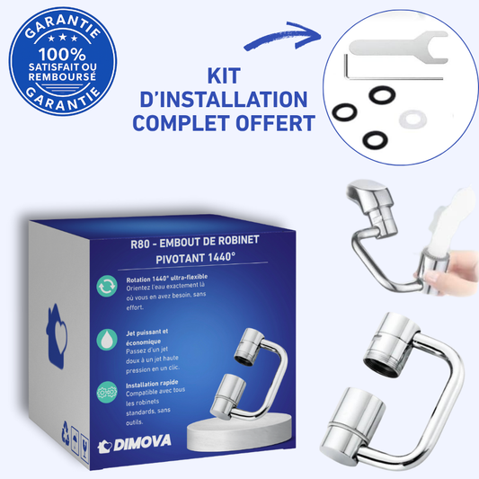 R80 - Embout de Robinet Pivotant 1440°