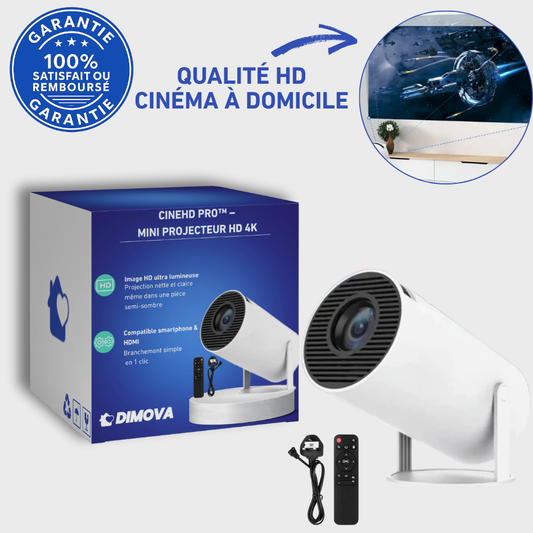 CineHD Pro™ – Mini Projecteur HD 4K